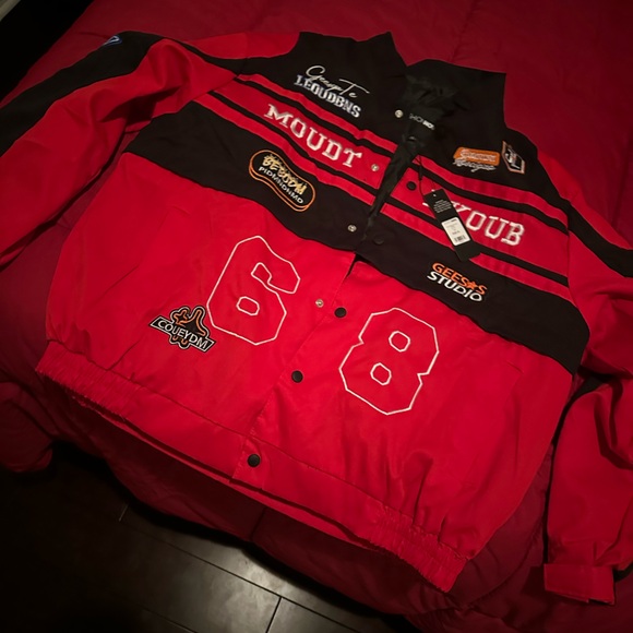 Fashion Nova Cool Streets Bomber Jacket - Red - Picture 3 of 5